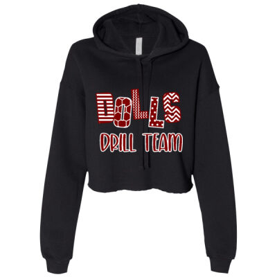 Dolls Drill Team Crop Hoodie Thumbnail