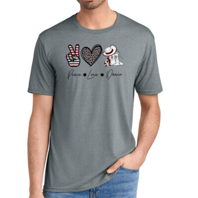 Peace Love and Dance T Shirt Thumbnail