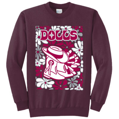 Dolls Boot Flower Sweatshirt Thumbnail
