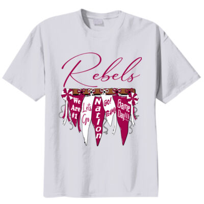 Rebels Banners Youth 50/50 T-Shirt Thumbnail