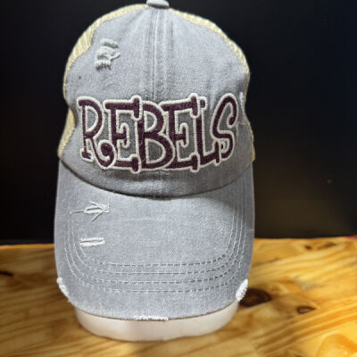 Glitter Rebel Hat Grey Thumbnail